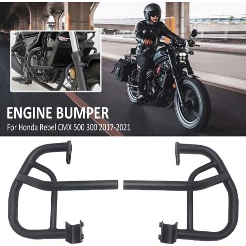 For Honda Rebel CMX 500 300 CMX500 CMX300 2017 2018 2019 2020 2021 Motorcycle Engine Guard Bumper Crash Bar Body Frame Protector