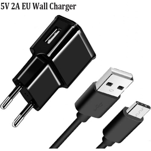For Samsung A12 A32 A52 A72 A42 5G USB Phone Charger EU Wall Plug Charging Bank For Samsung S20 S10 S9 S8 Plus Type-c USB Cable
