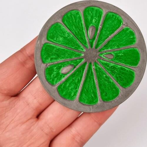 PRZY Lemon Sliced With Seeds Mold Soap Molds Fruit Handmade Mould Silicone Molds Orange Soap Fondant Clay Resin Moulds Candle