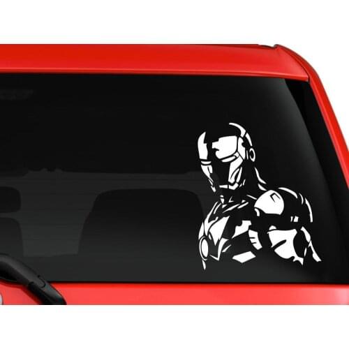 G04-- Iron Man baby on board for Apple Macbook Pro Air Retina Vinyl Notebook reflective car decal sticker