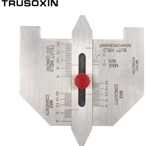Welding Tools Automatic Welding Guage adjustable Fillet Weld Gage Metric Gauge Measuring Ruler