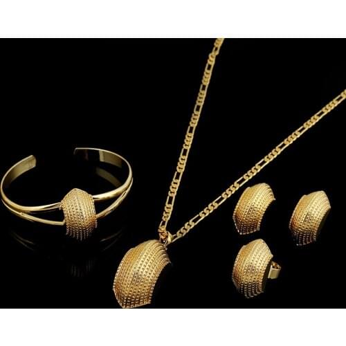 Habesha african Wedding set Jewelry Ethiopians Style Gold filled Eritrea/Ethiopian Bridal Jewellery Sudan Accessories gift