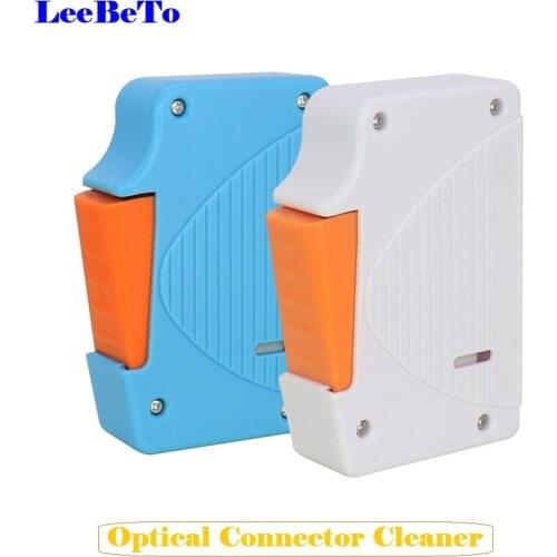 Optical Fiber End Face Cleaning Box Fiber Wiping Tool Pigtail Cleaner Cassette Ftth Optic Fiber Cleaner Tools for SC/ST/FC