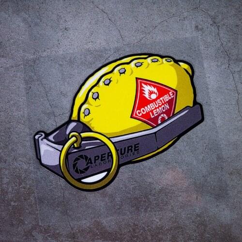 Cartoon Combustible Lemon Auto Car Stickers Body Car Window Waterproof Reflective Electric Motorcycle DIY Decoration Decal