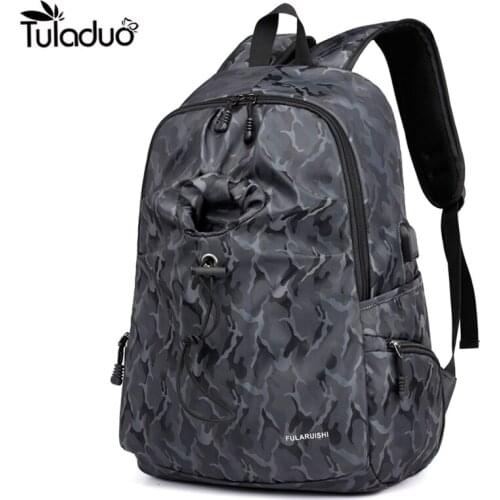 Men Backpack Casual Student College School Bags Oxford Rucksack for Laptop Large Capacity Computer Bag Male Double Shoulder Bag