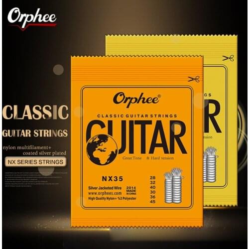 Classical Guitar Strings Set NX Series Silver Plated Wire Nylon 6 String Tools Premium Universal NX35 28-45 NX36 28-43 Gauges