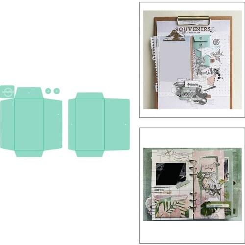 2020 New Envelope Metal Cutting Dies For DIY Embossing Craft Making Greeting Card Box Bag Album Cut Paper Scrapbooking No Stamps