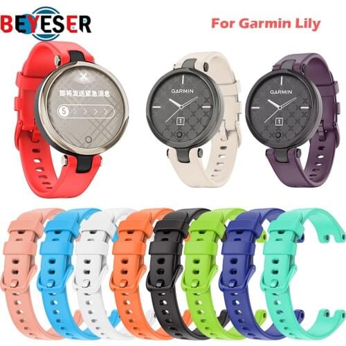 New Replacement Band for Garmin Lily Smart Watch Silicone Bracelet Wristband for Garmin Lily Strap Accessories Correa 14mm