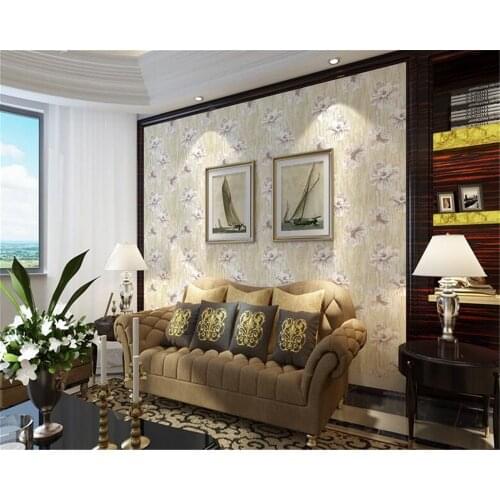 Beibehang papel de parede 3d American wallpaper roll bedroom wallpaper non-woven wallpaper high-end hotel wall papers home decor