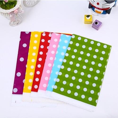 Tablecloth Decoration Supplies Red Pink Dots Disposable Birthday Wedding Party for Home Banquet Tablecloth Supplies 110x180cm