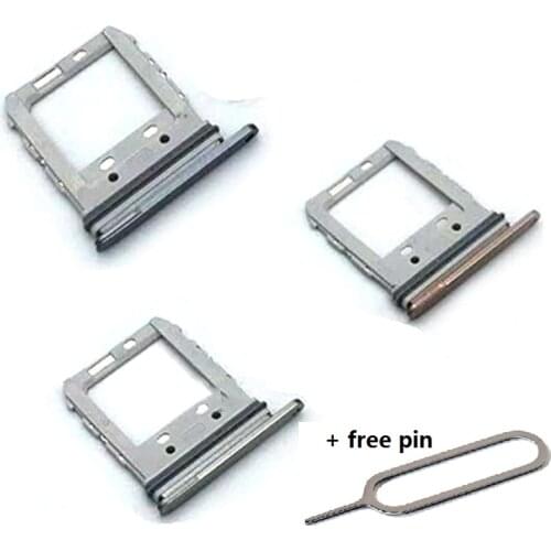 OEM For Samsung Galaxy S10 5G SM-G977 SIM Card Tray Slot Holder + Pin Part Black Silver Gold
