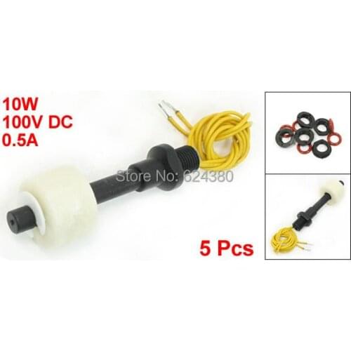 Wholesale Retail ZP6210 Fish Tank Pool Liquid Water Level Sensor PP Float Switch x 5 Pcs / Lot