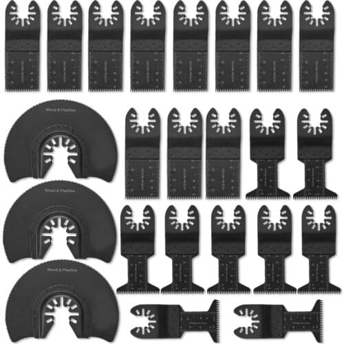 23pcs Oscillating Saw Blade Multi Tool Circular Saw Blades For Fein Bosch Multimaster Makita Bosch Multitool Wood Cutting Tools