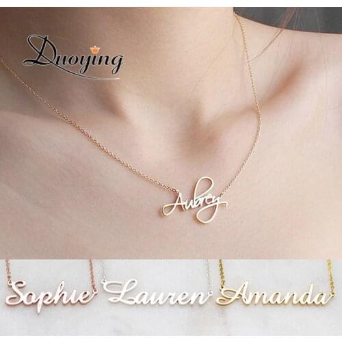 Name Necklaces Custom Necklaces Personalized Jewelry Personality Letter Choker Necklaces with Name for Women Girls Mother
