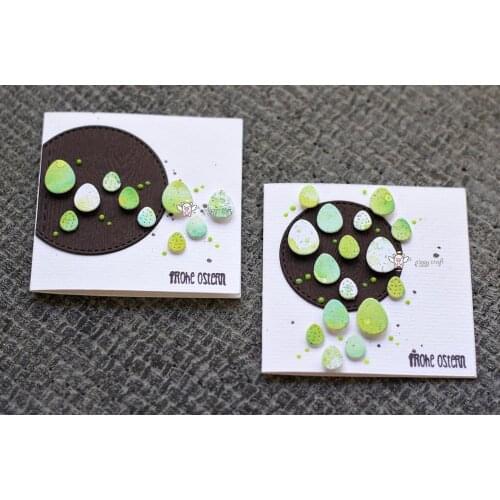 Mmao Crafts Metal Steel Cutting Dies Easter egg decoration Stencil For DIY Scrapbooking Paper/photo Cards Embossing Dies