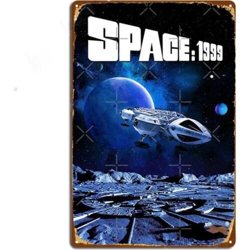 Space 1999 Eagle Model 1 Metal Signs Vintage Pub Bar Teleplay Wall Living TV Drama Tin Sign Posters Iron Plate