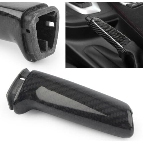 Carbon Style Car Hand Brake Cover Parking Brake Sleeve For BMW 1 2 3 4 M Series F20 F21 11-17 & F22 F32 F36 M3 M4 F80 F82 14-17