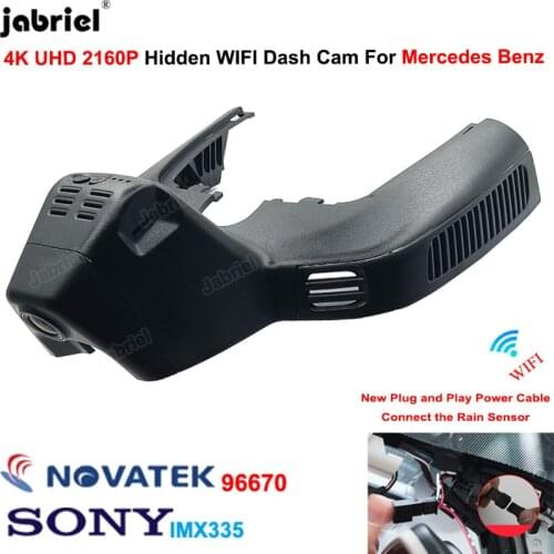 4K Dash Cam 2160P New Car DVR Cameras Recorder for Mercedes Benz GLE w167 c292 GLS x166 GLE 350 400 450 500 43 53 63 2019 - 2021