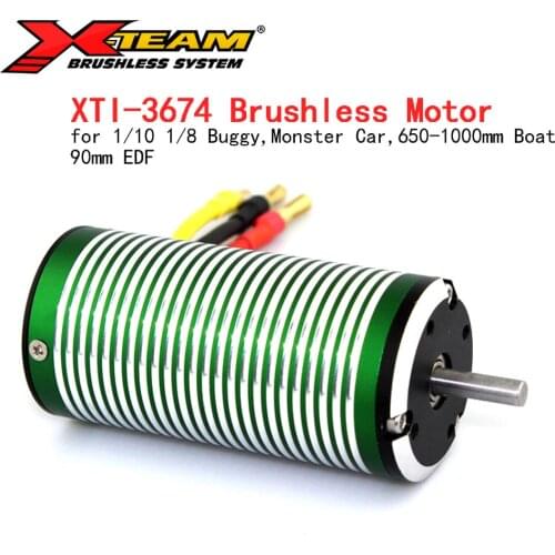 X-Team XTI-3674 Waterproof Brushless Motor RC Car Motor for 1/8 1/10 2S 3S RC Car Drift Racing Off-Road Boat