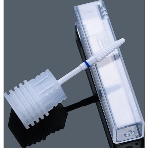 1pc Ceramic Nail Drill Bit Electric Manicure Machine Accessories Milling Cutter Bits Rotary Burr Polishing Tools Nail Equipment