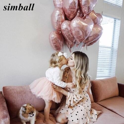 10pcs/lot 18inch Rose Gold Red Pink Love Foil Heart Helium Balloons Wedding Birthday Party Decor Valentines Day Globos Supplies