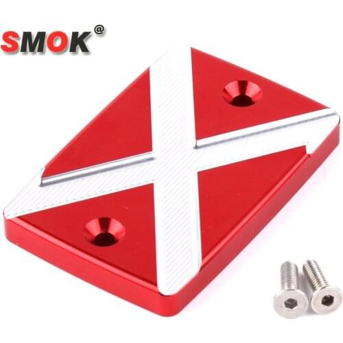 SMOK Motorcycle CNC Aluminum Brake Fluid Fuel Reservoir Tank Cap Cover For Yamaha MT-07 MT 07 MT-09 XJR 1300 FZ1 FZ8 XJ6 FZ6 FJR