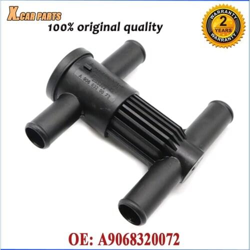 Car Engine Coolant Radiator Bypass Valve Pipe Hose A9068320072 Fit For Mercedes-Benz Sprinter W906 2500 2007-2012 9068320072