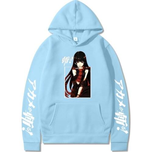 Brand Mens Anime Akame Ga Kill Hoodies 2021 Autumn New Male Casual Hoodies Sweatshirts Men Women Hoodies Sweatshirt Tops