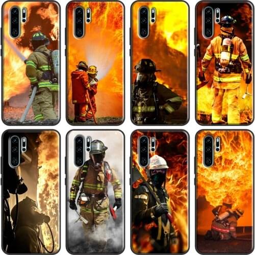 Fire Fighting Hero Case For Huawei Nova 5T P Smart 2019 2021 P20 P40 P30 Pro Mate 20 Lite Honor 8X 9X 8A 10i