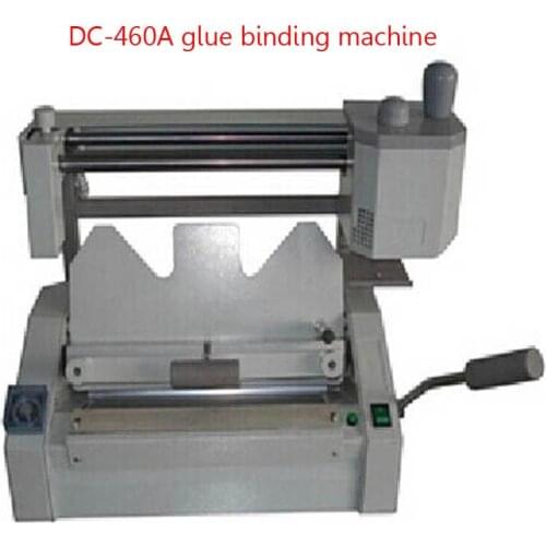 DC-460A book binding machine desktop glue binding machine Hot melt booklet maker