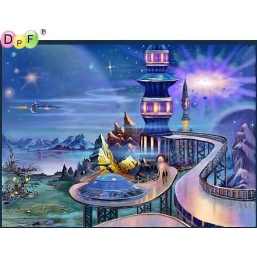 DPF 5D Birds on the tree full Round Diamond Painting Mosaic DIY Magic Cube Cross Stitch art craft Diamond Embroidery Decor