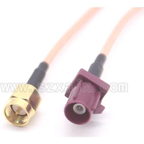 FAKRA cable Fakra D male Plug to SMA male Plug connector for GPS Antenna Extension Cable Pigtail Cable RG316 free shipping