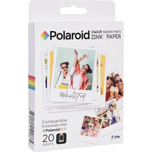 Zink Microcrystalline Inkless Photo Paper 3.5 * 4.25 Inch For Polaroid POP Photo Paper