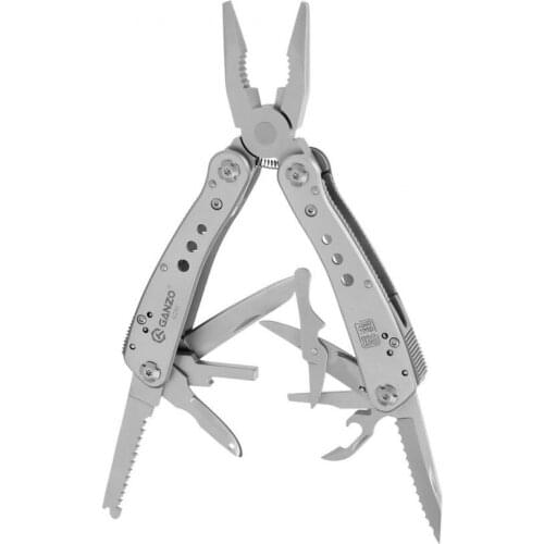 Ganzo G200 series G201 Multi pliers 24 Tools in One Hand Tool Set Screwdriver Kit Portable Folding Knife Stainless Steel plier