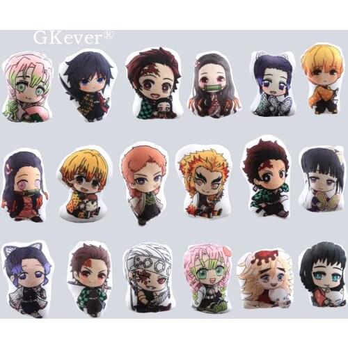 Demon Slayer: Kimetsu no Yaiba Plush Doll Stuffed Toy Cute Keychain Pendant Dolls 10 cm Children Gift