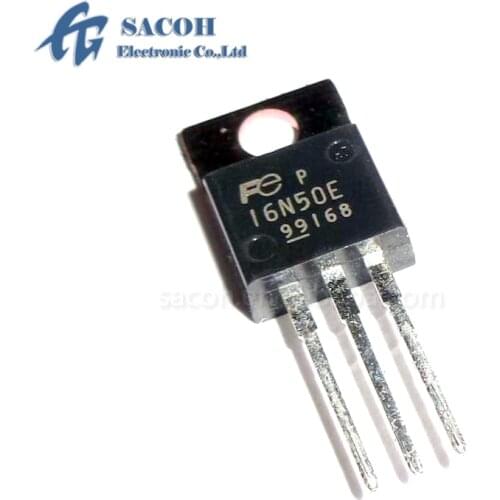 New Original 10PCS/Lot FMP16N50E 16N50E 16N50ES 16N50 or FMP16N60E 16N60E 16N60ES 16N60 TO-220 16A 500V N-CHANNEL POWER MOSFET