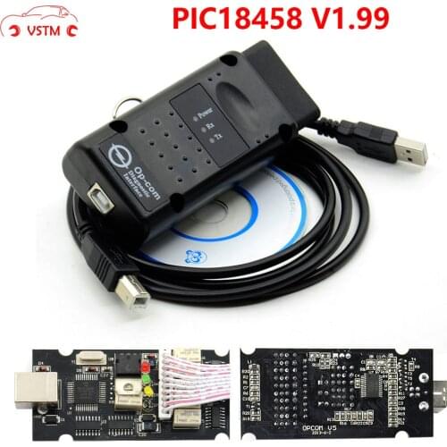 OPCOM V1.95 V1.99 firmware OP-COM For Opel Diagnostic-tool OP COM v5 with Firmware PIC18F458 FTDI Chip