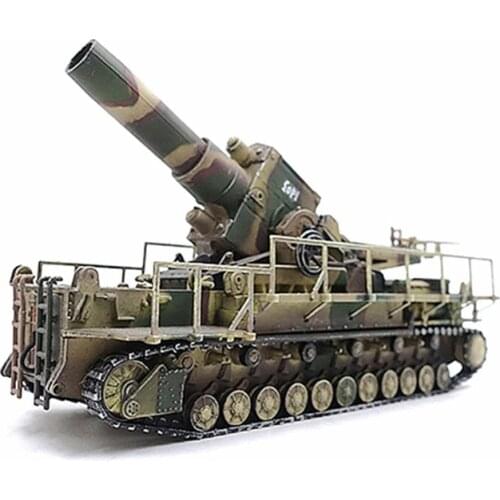 P0329 1/72 Scale German Army World War II Carl Cannon No. 5 Tank Model Diecast Toy 1945 Classic Vehicle for Collection Gift