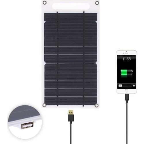 7.8W Portable Ultra Thin Monocrystalline Silicon Solar Panel Charger Drop shiooing