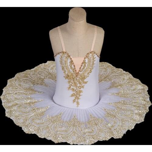 Gold Swan Lake Professional Ballet Tutu For Child Kids Adult Women Ballerina Party Dance Costumes Ballet Tutu Balett Dress Girl