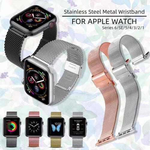 Strap For Apple Watch Band 44Mm 40Mm Apple Watch Straps Se Bracelet Apple Watch For Accessories Watchband Iwatch Band Smartwatch