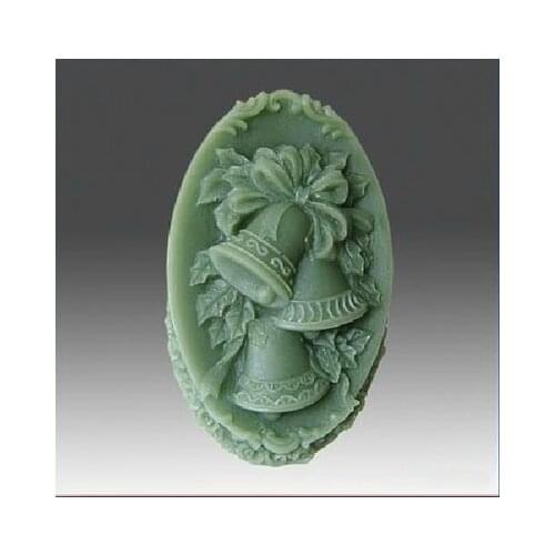 Christmas bell S193 Craft Art Silicone Soap mold Craft Molds DIY Handmade soap molds
