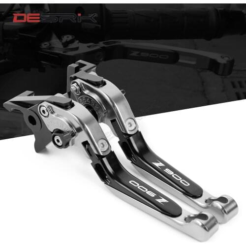 DESRIK Motorcycle Brake Clutch Levers For Kawasaki Z900 2017 2018 Z 900 Adjustable Folding Extendable Accessories