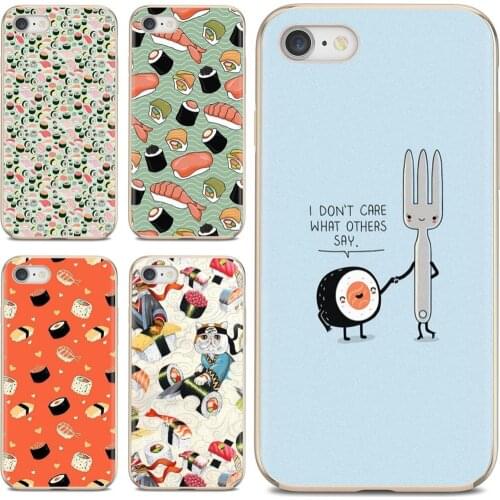 Sushi Japanese Food lovely Love For Samsung Galaxy A10 A40 A50 A70 A3 A5 A7 A9 A8 A6 Plus 2018 2015 2016 2017 Soft Cover Bag