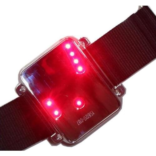 TV 650nm Therapy massage Wrist Diode watch Semiconductor Diabetes sinusitis Therapeutic apparatus