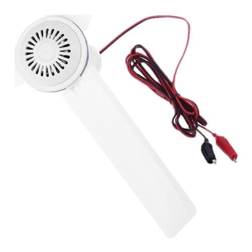 12V Silent Ceiling Fan 19.6inch Camping Tent Hanging Fan for Outdoor Home Picnic