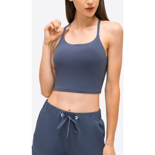 2021 Sports Bra Lady New Style Breathable Quick Dry Sports bra Bodybuilding Bras 4 Way Stretch Fabric Running Bras