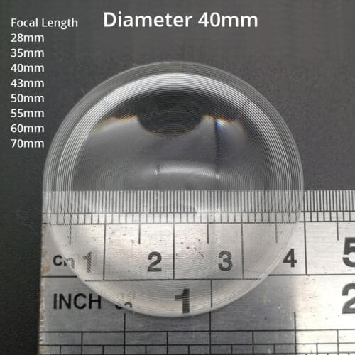 40mm Optical PMMA Plastic Solar Fresnel Lens