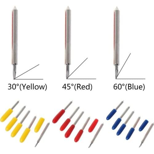 5Pcs 30° 45° 60° Degree Blades Cutting Plotter For Roland Vinyl Cutter Blade
