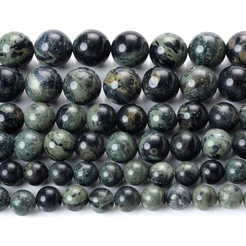 Natural Stone Bead Malachite Colorful Round Loose Spacer Beads for Jewelry Making Diy Bracelet Charm Accessories 4/6/8/10/12mm